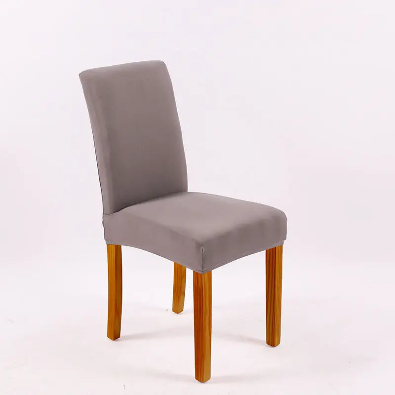 Solid Color Stretch Knit Chair Cover Naavian