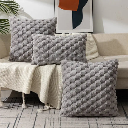 Cozy Woven Fleece Cushion Cover Trekk&Cover