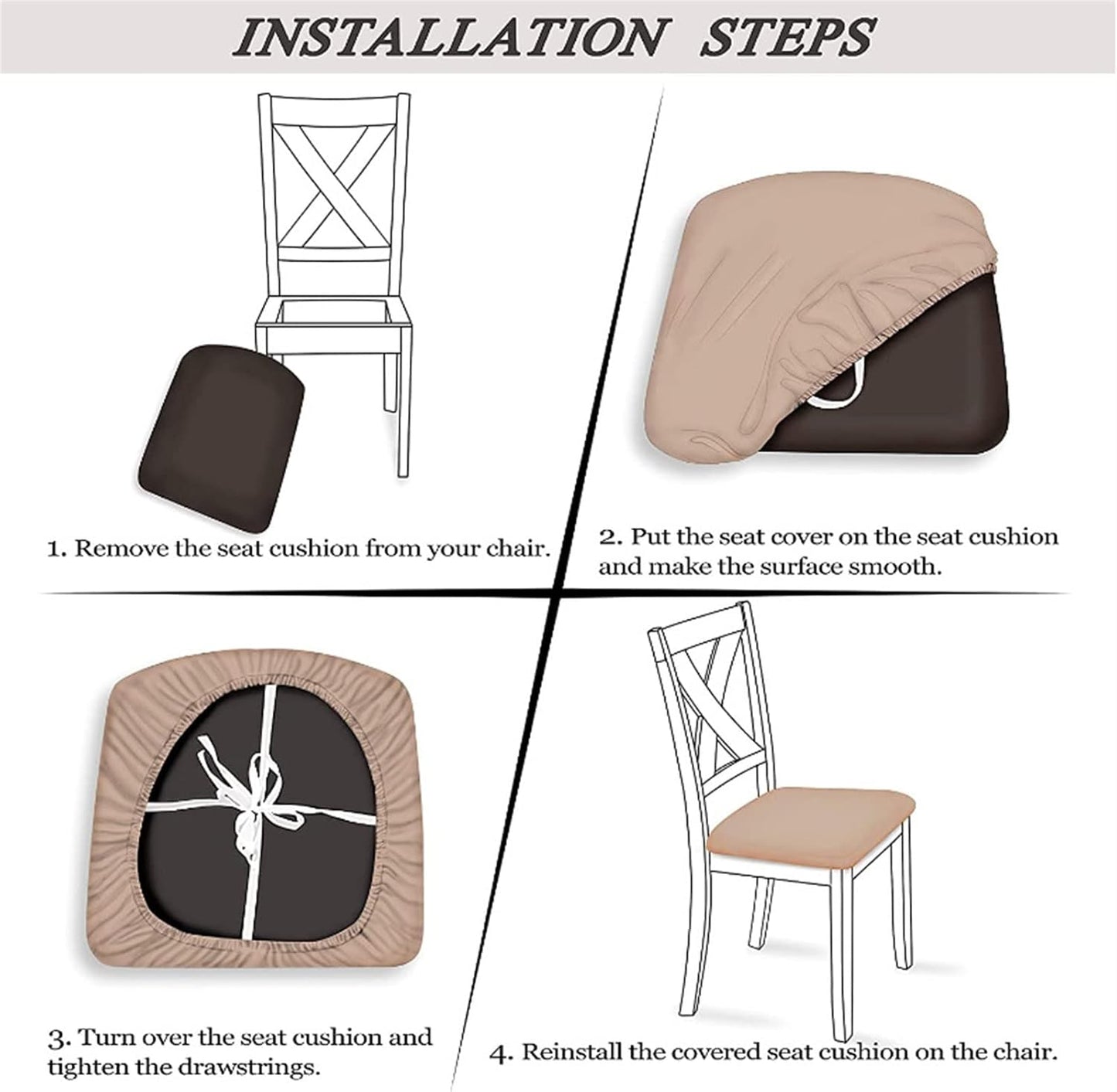 Vind - Soft Chair Seat Cover