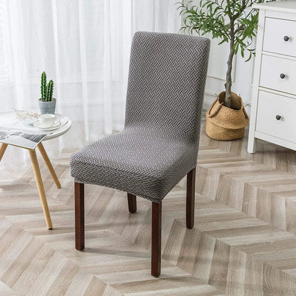 Long Plaid Jacquard Club Chair Cover Trekk&Cover
