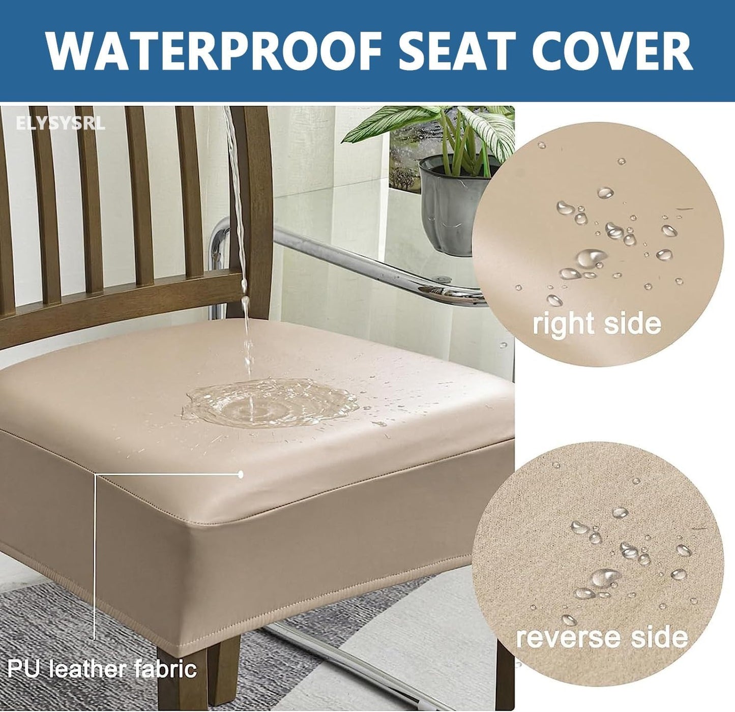 Skadi - Leather Chair Seat Cover