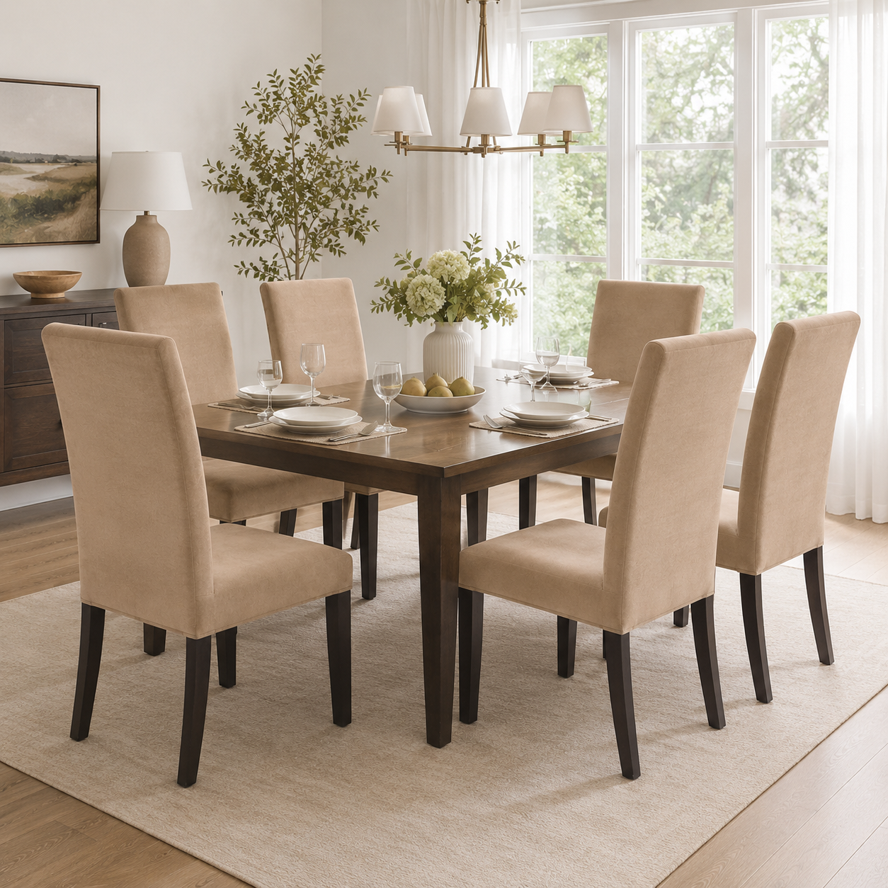 Fjorgyn - Soft Elastic Velvet Chair Cover