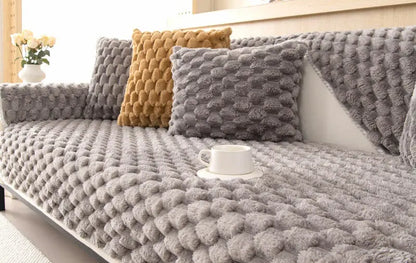 Thickened Plush Non-Slip Sofa Cushion Trekk&Cover