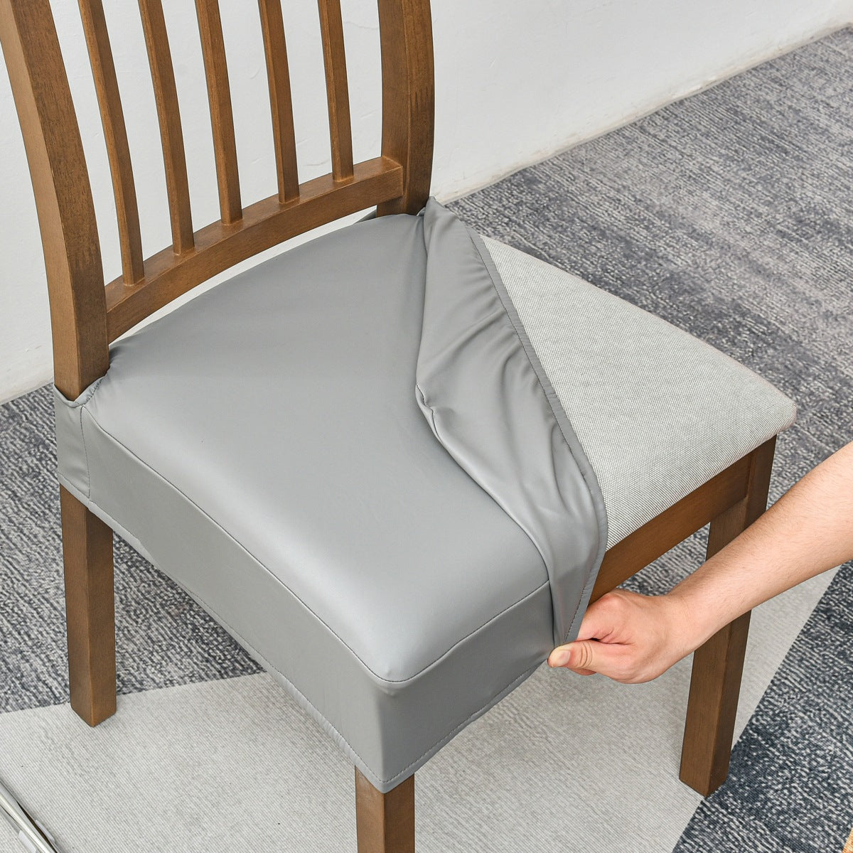 Skadi - Leather Chair Seat Cover