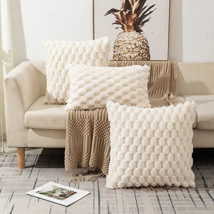 Cozy Woven Fleece Cushion Cover Trekk&Cover