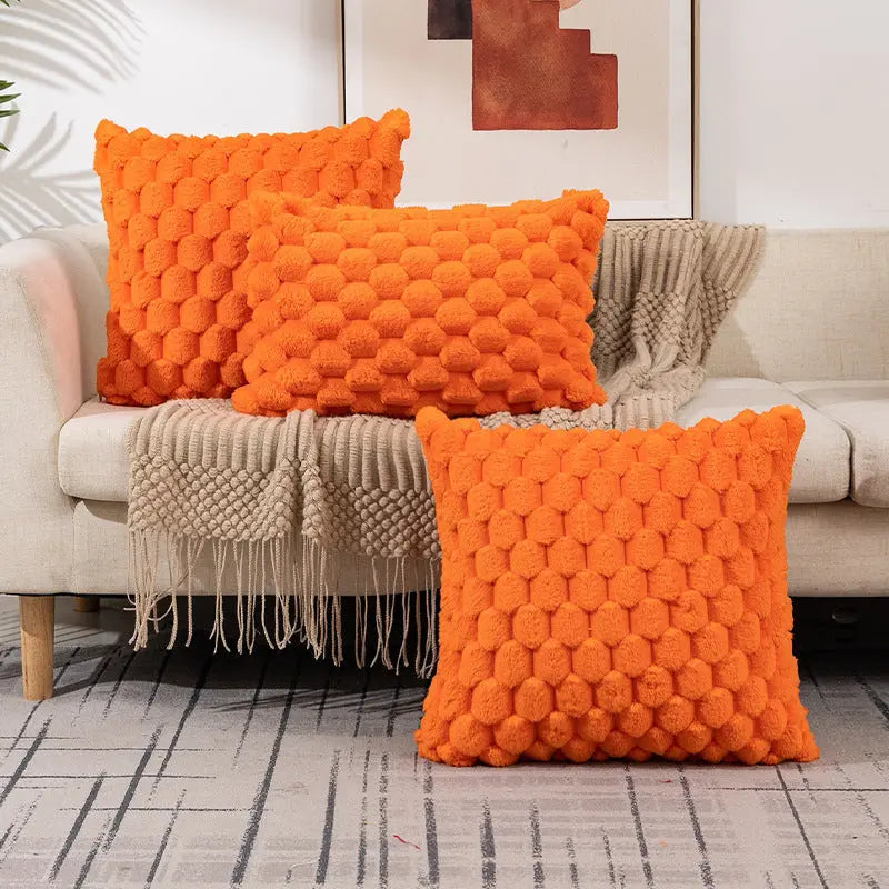 Cozy Woven Fleece Cushion Cover Trekk&Cover