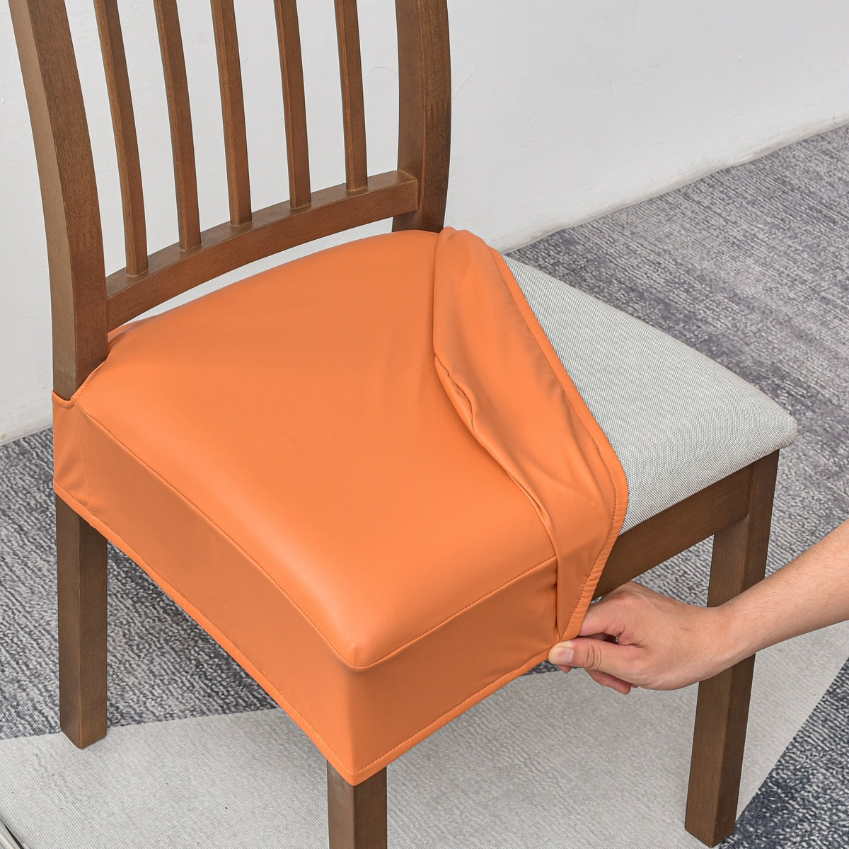 Skadi - Leather Chair Seat Cover